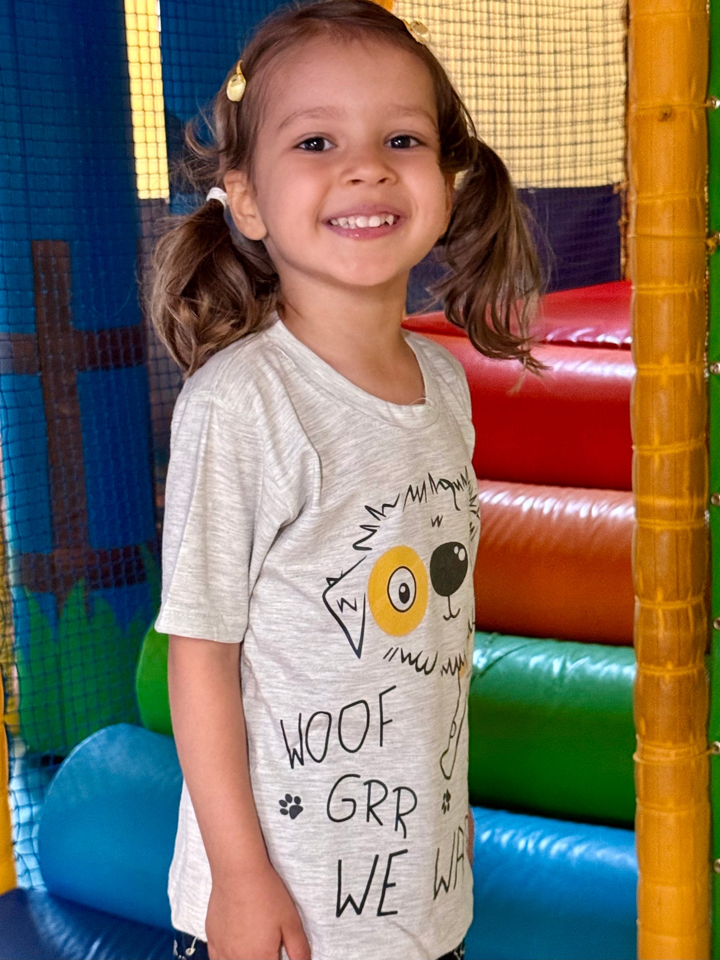 Navy Blue & Grey Puppy Printed Premium Cotton T-Shirt & Shorts Set for Boys & Girls